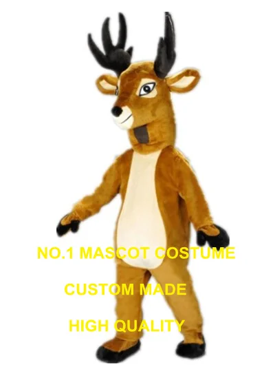 

new Christmas deer mascot costume factory custom adult size holiday promotion rudoph reindeer deer mascotte costumes fancy 2976