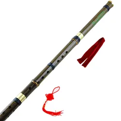 Chinese Bamboo Flauta Xiao Vertical Wind Musical Instruments huilu flute 8 Holes G/F key flauto with Accessories