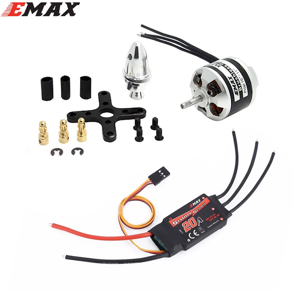 

Original EMAX XA2212 KV820 / KV980 / KV1400 Brushless Motor With Emax Simonk 20A ESC for F450 F550 RC Quadcopter