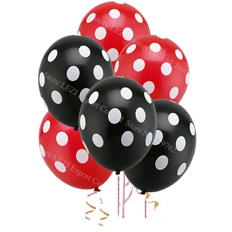 20 sztuk 12 Cal Polka Dot lateksowe balony urodziny dziecka materiały do dekoracji weselnych zabawki dla dzieci balony Multicolor baby shower