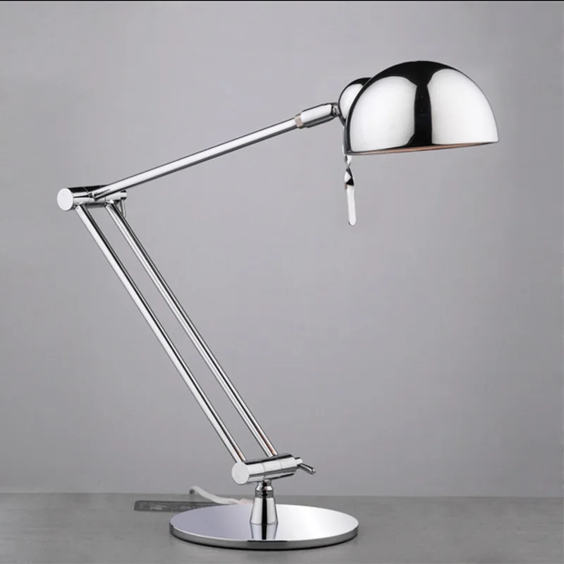 Reading Learning Table Lamp Eye Protection Children's Metal LED Desk Lights Folding Work Extension Arm Fixtures Writing Lamp