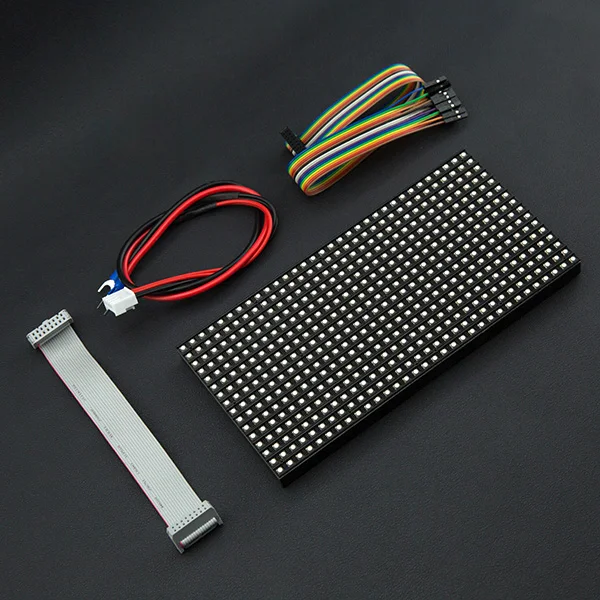 

32x16 RGB LED Matrix - 6mm Pitch Dot Matrix Display Matrix Module