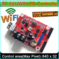 2022 New WIFI+USBcontrol card,TF-S6UW0 P10 LED Module Panel LED sign control card, Suitable for single&double color