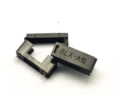 20pcs/lot BLX-A 5x20mm fuse holders 5X20 insurance tube socket fuse holder for 5*20 insurance fuse holder 23MM black