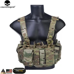 EMERSON GEAR-chaleco táctico de combate para Paintball, aparejo de pecho ajustado, estilo MF, UW IV, EM7329