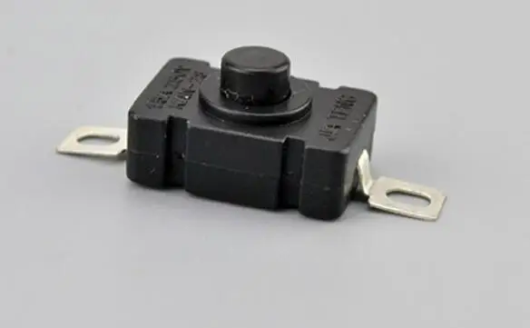 250V  1.5A flashlight switch Button self - locking current switch 5pcs free shopping