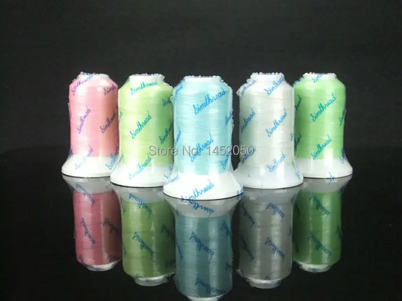 Glow in the Dark Embroidery Machine Thread 550 Yards + 32 Colors Metallic Embroidery Machine Thread