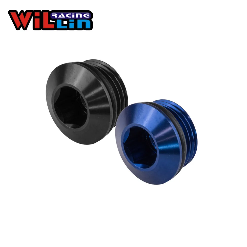 WILLIN - AN6 8 10 12 AN ORB Уплотнительное кольцо Порт Boss Розетка Порт Вилки Тонкий алюминиевый блок Выключаемый адаптер Синий/Черный
