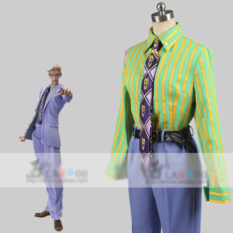 Kira Yoshikage Cosplay Costume Whole Set 110