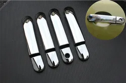 For Nissan March / Micra K12 2003 - 2010 Nissan CUBE Z11 2002 -2008 Livina 2007 -2013 Chrome Car Door Handle Cover Trim Overlays