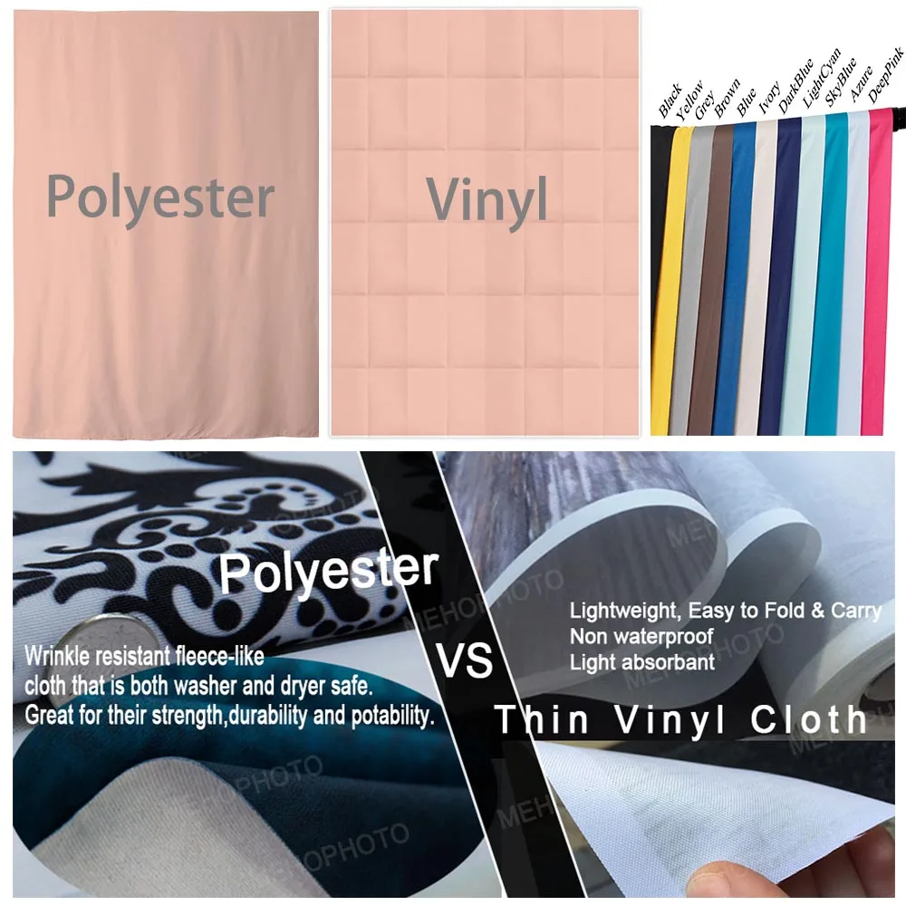 خلفيات تصوير فوتوغرافي بيضاء بلون موحد من Mocsicka لخلفية صورة الاستوديو لالتقاط الصور الفنية من القماش منتج الفيديو للتصوير الفوتوغرافي