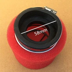 Foam Air Filter Straight 58MM For ATV Quad Dirt Pit Bike Racing Motorcycle Scooter Bike Dirt Pit ATV