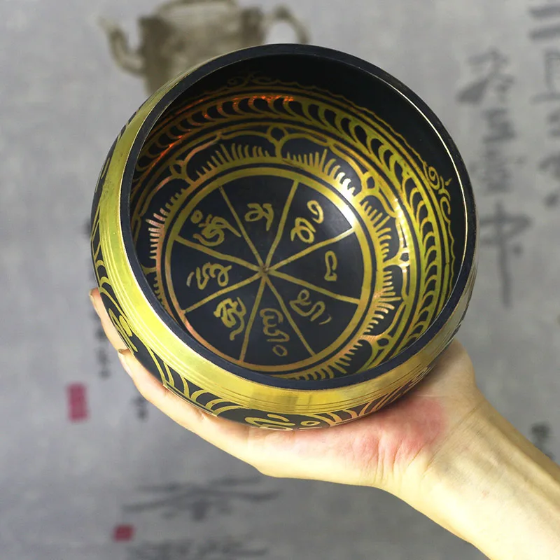 Nepalese Singing Bowl for Meditation, Buddha's Sound Bowl, Handmade Sound Bowl for Meditation and Meditation, Table TopDecoratio