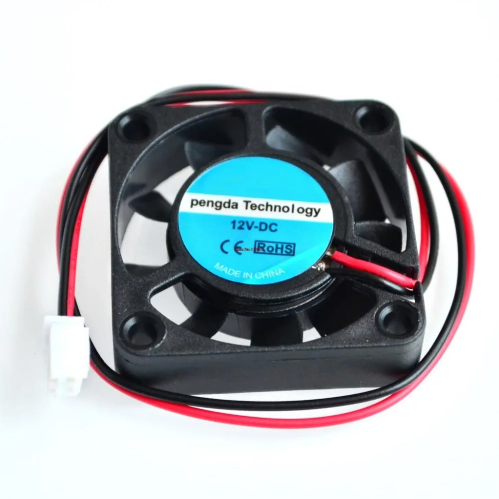 DC 12V 2Pin Mini Cooling Fan 40MM 40x40x10mm Small Exhaust Fan for 3D Printer