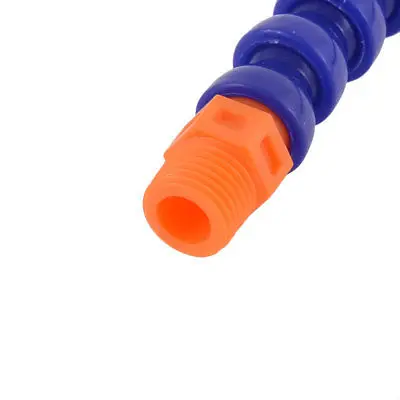 Piatto di plastica Ugello 1/4BSP Filo Flessibile Acqua Olio Liquido Refrigerante Tubo Tubo Tubo 40 cm Lungo