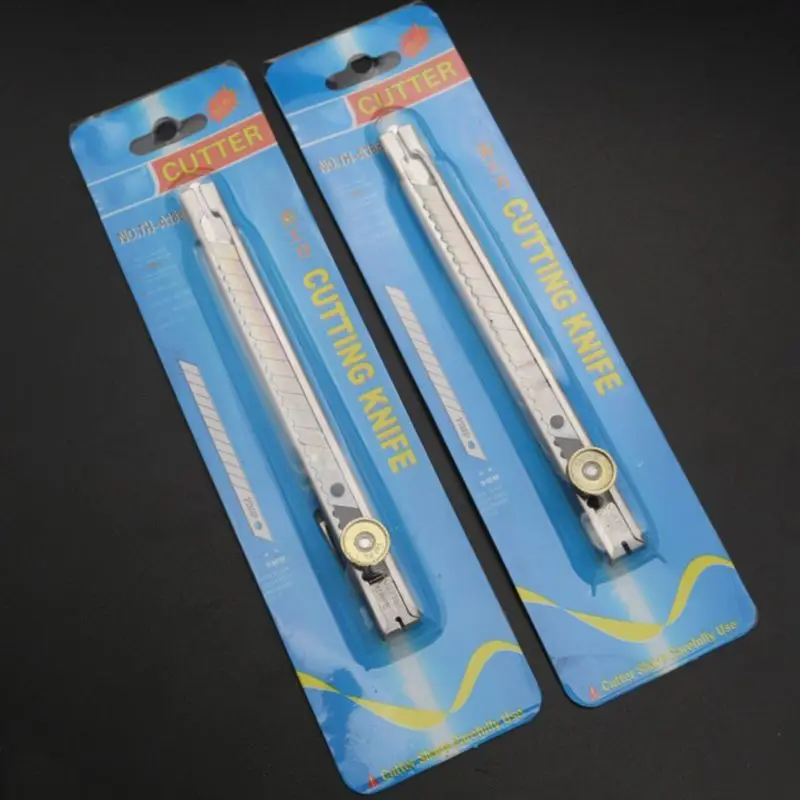 30 도 블레이드 휴대용 자동 잠금 유틸리티 나이프 종이 커터 개폐식 면도기 아트 문구, 학생 선물