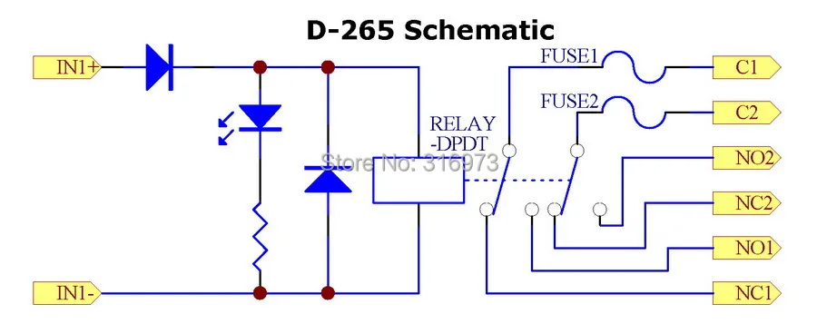 Montage Sur Rail DIN Fondue DPDT 5A Puissance Relais Module D'interface, G2R-2 5V Relais.