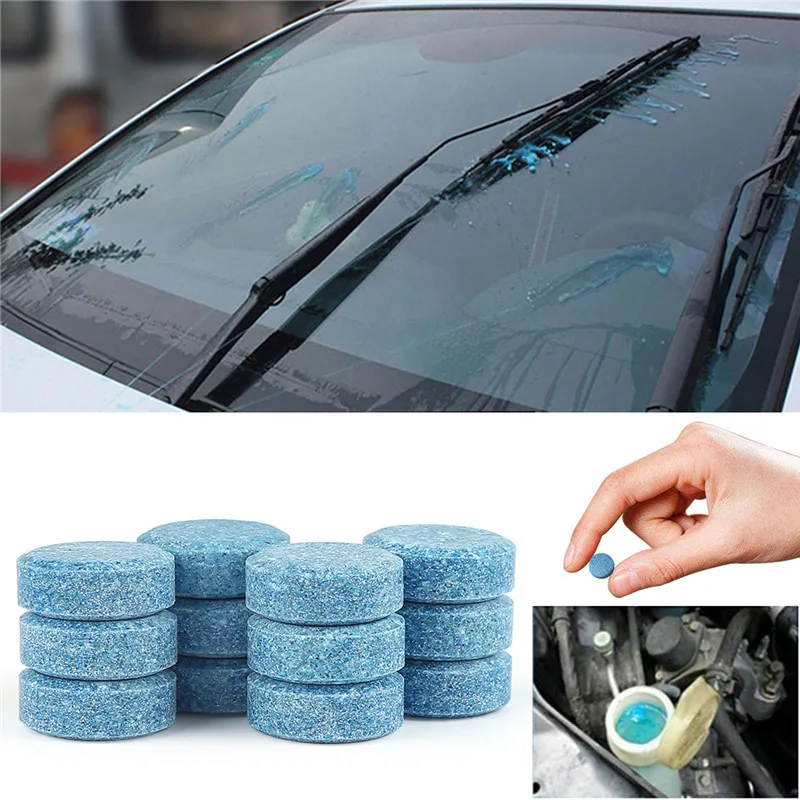 

10x Car wiper tablet Window Glass Cleaning Cleaner Accessories For Peugeot 307 308 407 206 207 3008 406 208 2008 508 408 306 301