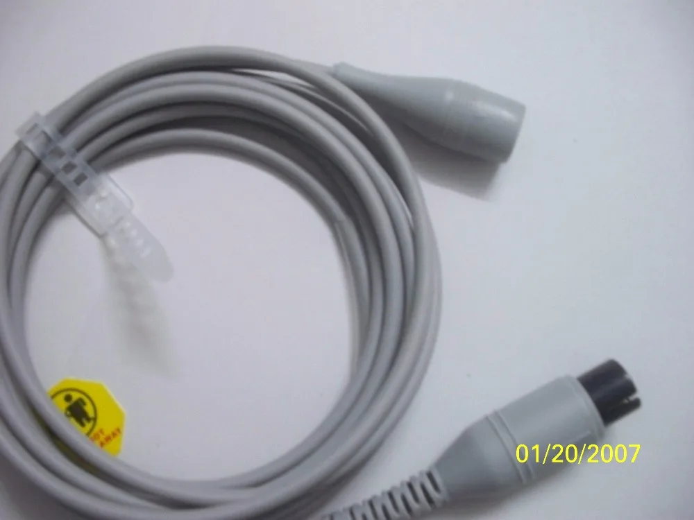 

Free Shipping Compatible for Spacelabs 6pin to Abbott transducer adpter , cableTPU cable.