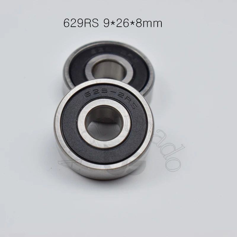 

Bearing 10pcs 629RS 9*26*8(mm) free shipping chrome steel rubber Sealed High speed Mechanical equipment parts