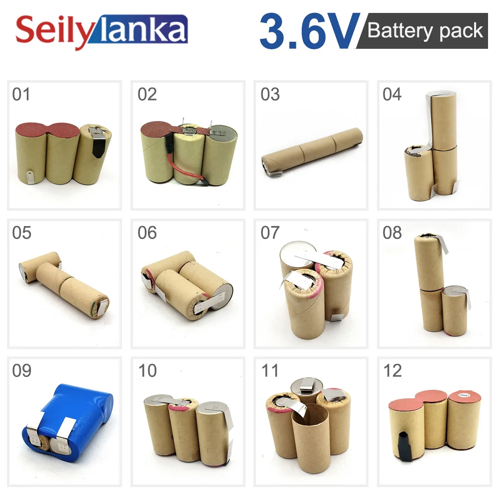 z (customization) 3.6V battery pack SC Ni MH tool battery electric drill vacuum cleaner according to the sample custom welding