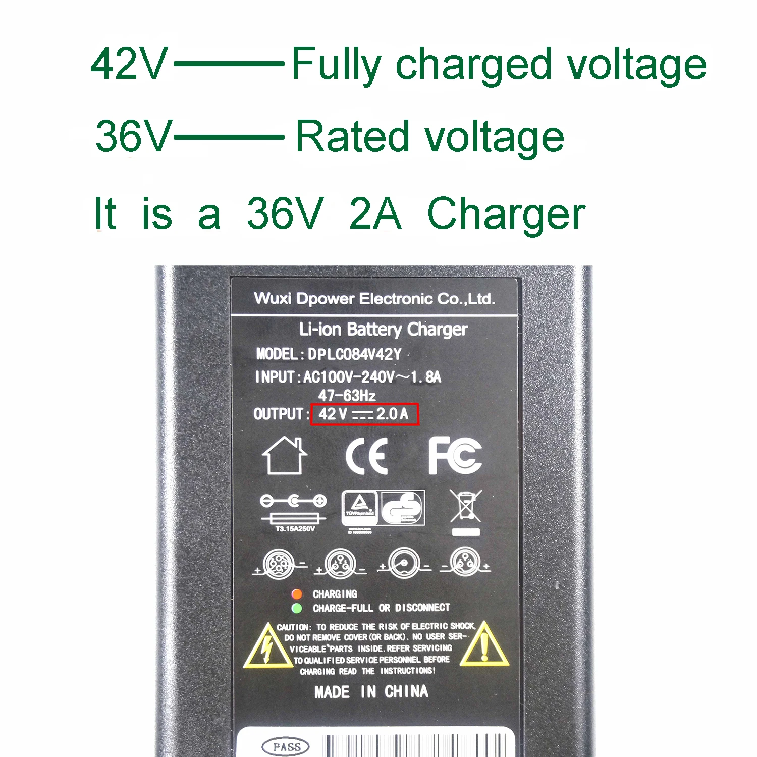 D Power Charger Output 36V 48V 2A 3A AU UK EU US Stable High Quality Li-ion Battery Charger Ebike Battery Charger