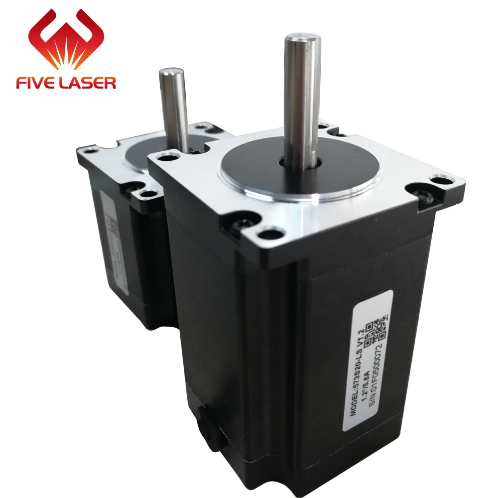 Máy cắt Laser được sử dụng 3 giai đoạn động cơ bước leadshine 573S10 573S20 và trình điều khiển 3DM580 gói bán miễn phí vận chuyển