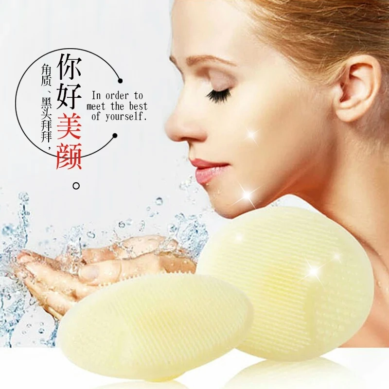 Silicone Cleaning Cosmetic Make Up Washing Brush Gel Cleaner Scrubber Tool Foundation Makeup Cleaning Mat Pad Tool 1pc