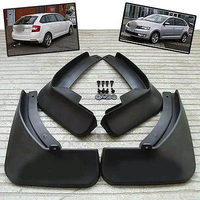 2015 2016 FOR SKODA RAPID SPACEBACK HATCHBACK MUD FLAPS SPLASH GUARDS MUDGUARDS