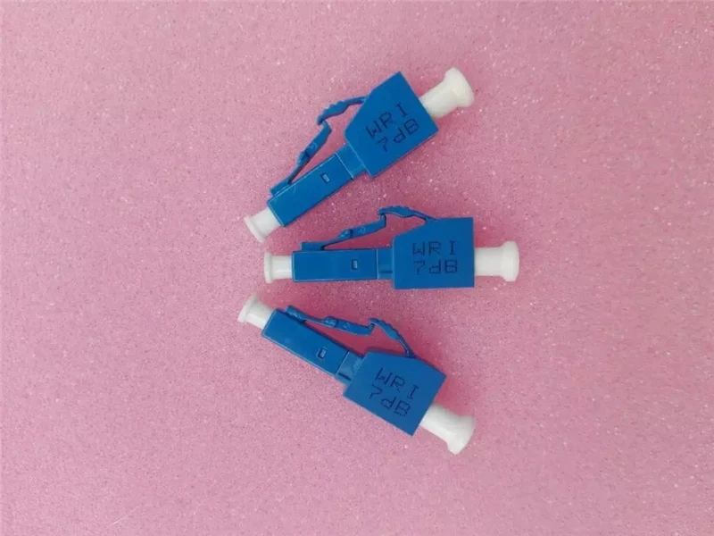 LC/UPC fiber attenuator 7db Female to Male plug  type FTTH Optical fibre LC UPC 7db best quality factory sales ELINK 50pcs