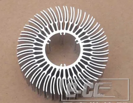 

5pcs High-power round aluminum heat sink 70*27*20MM led sunflower radiator with 4 hole lamps and lanterns radiator