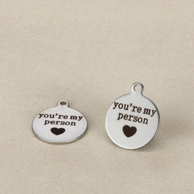 

Подвеска для браслета с надписью «you Are my person», 20 шт., 18 мм