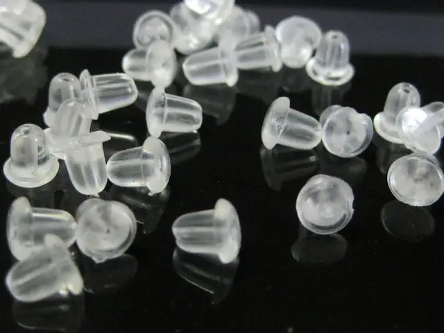 

1000 Rubber Earring Safety Back Stoppers Post~Hooks