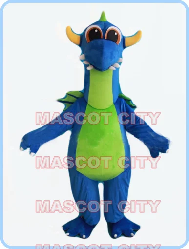 

blue dinosaur dino dragon mascot costume cartoon dragon custom anime cosplay kits mascotte fancy dress carnival costume 2546