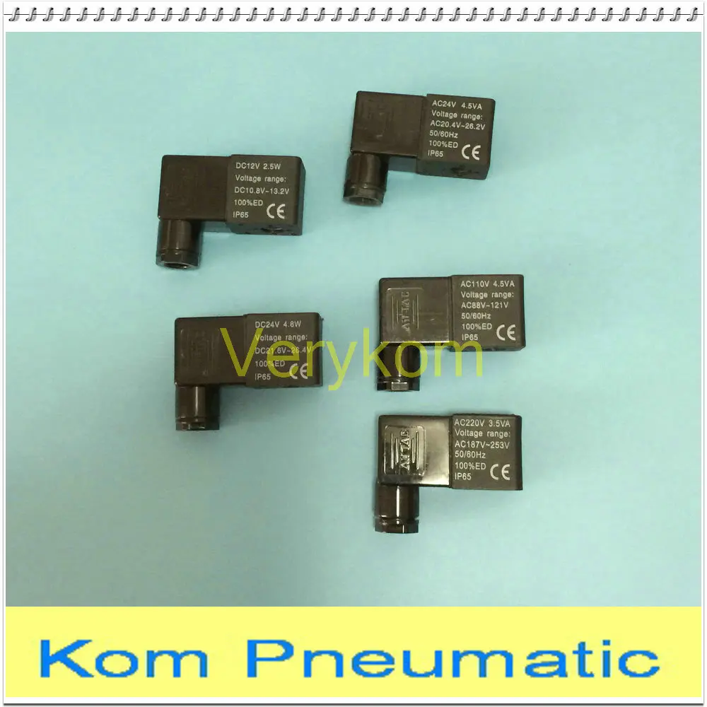 1pc Coil , Airtac Model Pneumatic Solenoid Valve Coils For 4V210 4V210-08 4v310-10  4v410-15