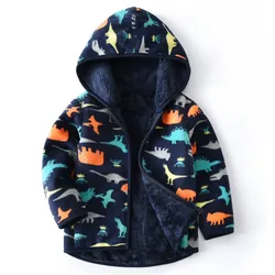 Hot-sale Children Polar Fleece Cardigan Sweatshirt Kids Hoodies Jacket Baby Girls Coral Velvet Sweatshirts