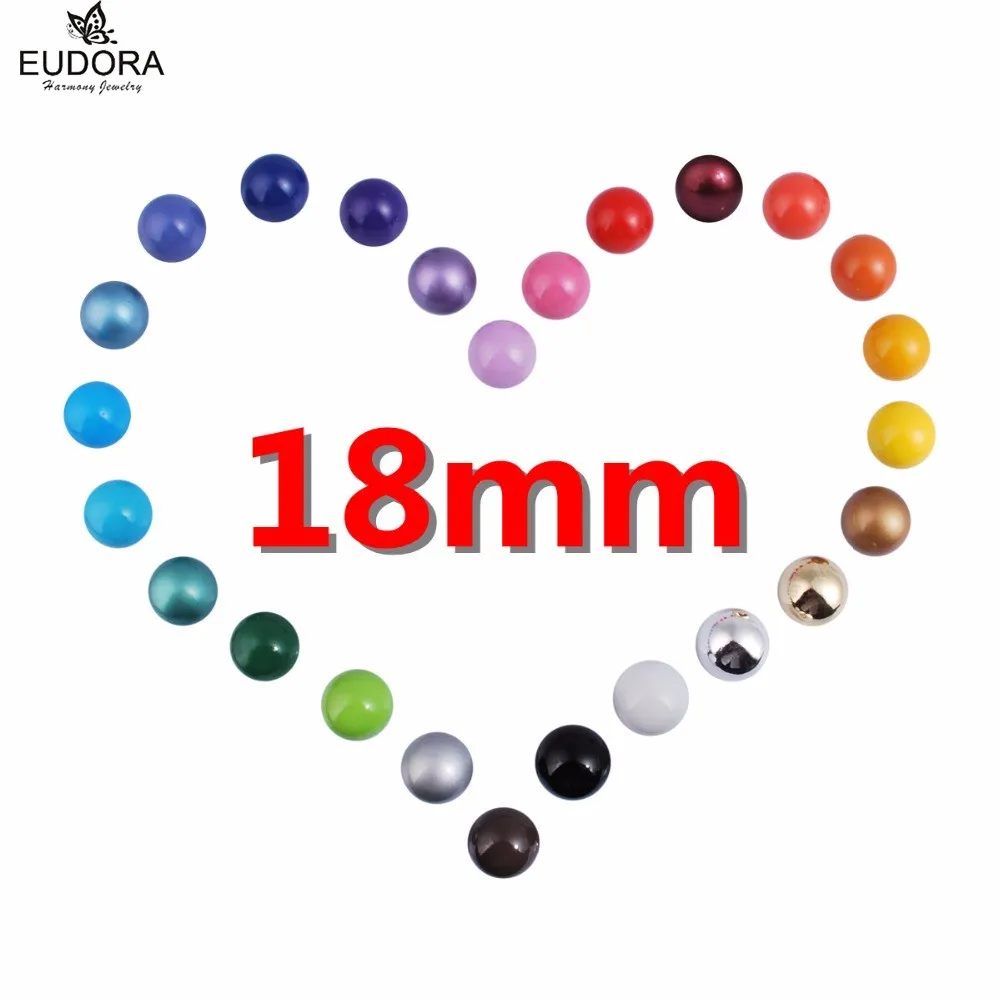Eudora Harmony Ball Different Colors To Choose Harmony Bola Chime Ball 18mm Baby Caller fit Locket Pendant Pregnant Jewelry
