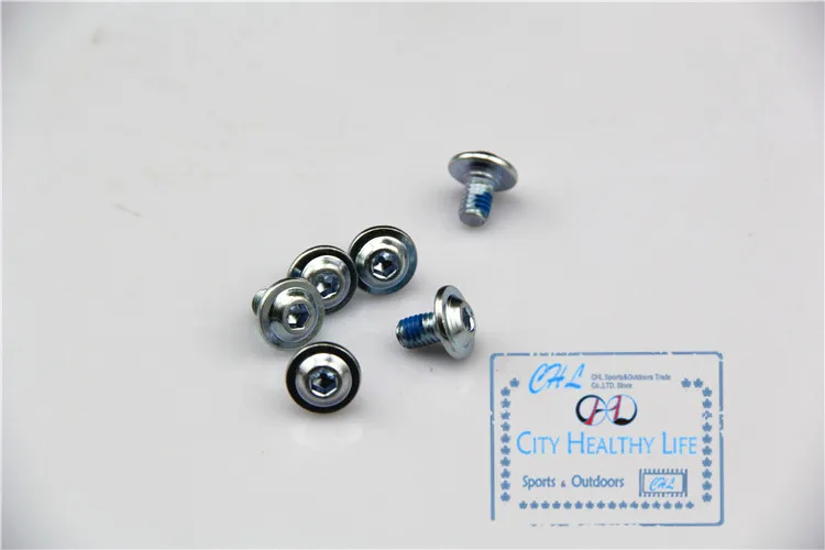 6mm Diameter Skating Screw Fixed Inline Speed Skates Upper Boot, install Skating Frame to Skating Boot 4 pcs/lot