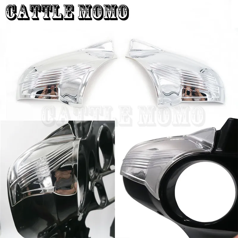 Black Batwing Inner Fairing Cover for Harley Touring Electra Glides FLHX FLHT CVO Tri Glide Ultra Classic FLHTCUTG 1996-2013