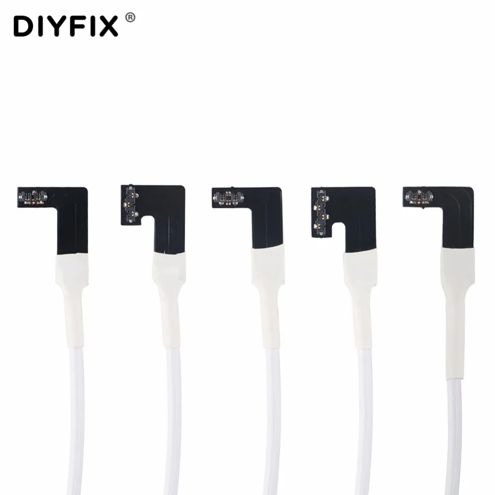 DIYFIX-Cable de prueba de corriente de teléfono, fuente de alimentación de CC 10 en 1 para iPhone 7, 7 Plus, 6S, 6 5S, 5C, 5 SE, herramientas de reparación