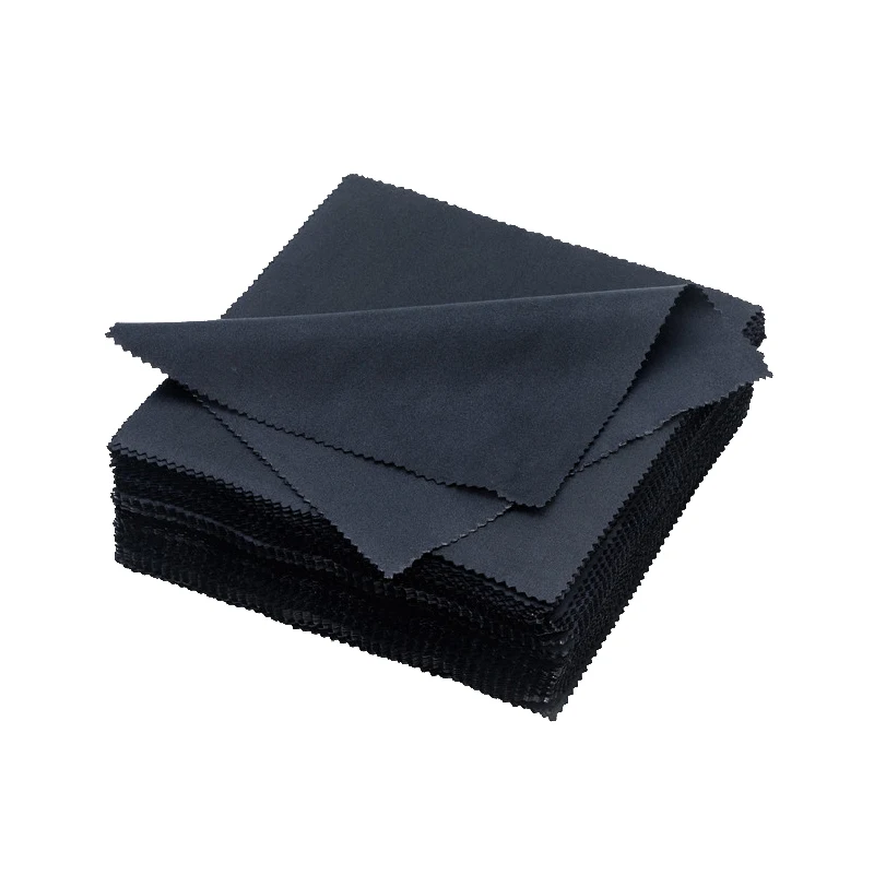 100pcs Black Glass Cloth Needle 1 Microfiber High Quality Lens Cloth Eyeglass Cleaning Cloth For Sunglasses Computer