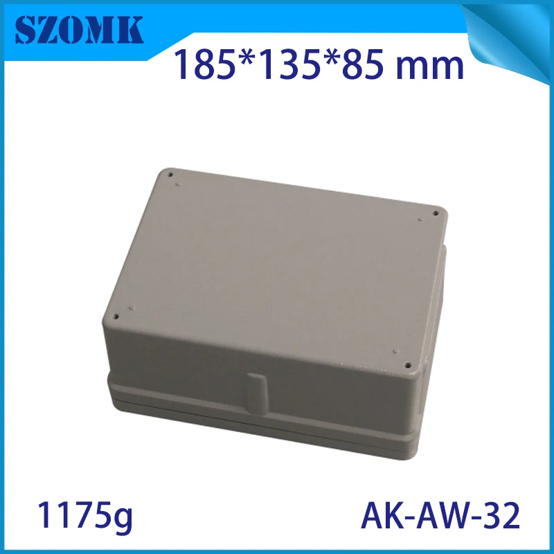 1 Piece 185*135*85mm die cast aluminum project enclosure hinged waterproof electronics controller shell instrument box