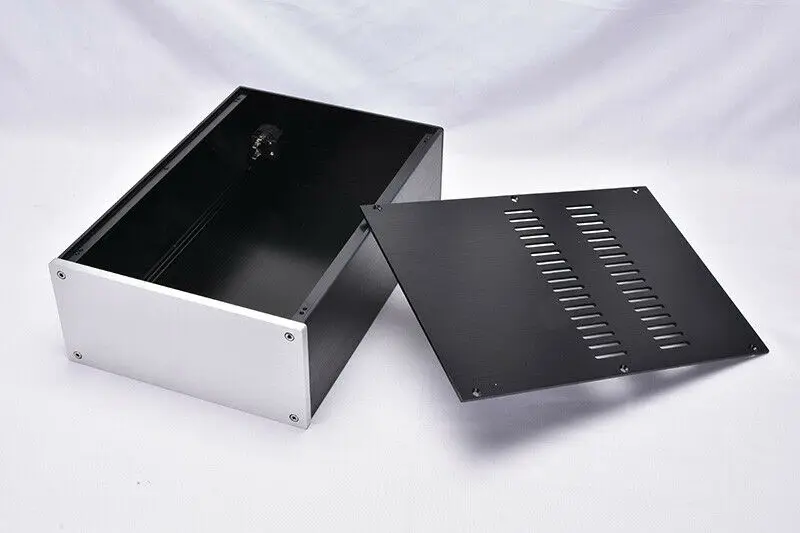 

GZLOZONE Full Aluminum Enclosure Case Power Amp Chassis PSU Box 220*120*311mm L14-52