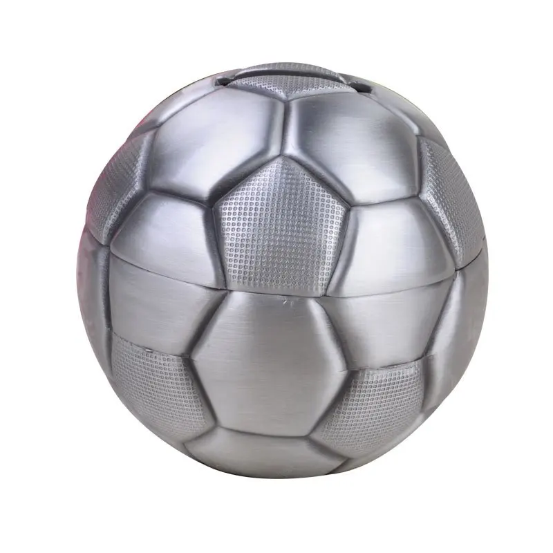 Creative Football Metal Piggy Bank Children 's Toy Money Box Home Decor Coin Jar Favor Craft Gift For Kids