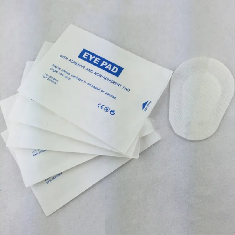 20pc 5*8.2cm Sterile Medical Eye Patch first aid supplies Postoperative Sticker Dressing Pads Non woven Eye Pad for wound care