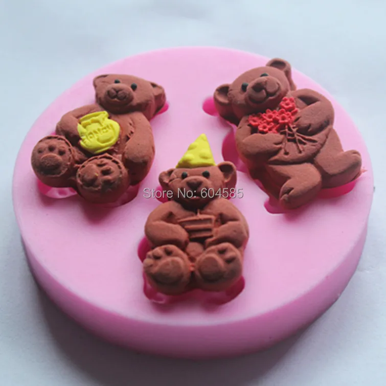3 Bears Silicone Fo…