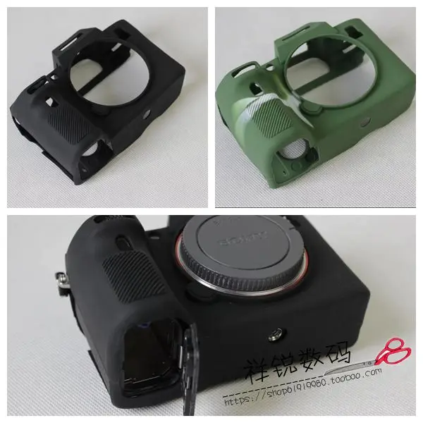 Mềm Silicone Cao Su Camera Bảo Vệ Che Cơ Thể Trường Hợp Túi Da Cho SONY A7III A7 Mark 3 A7RM3 A7R3 A7RIII A7M3 A9 Không Gương Lật