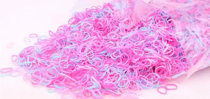 1mm Pet grooming Dog headwear Dogs Teddy York Rubber Band Does Hair Pet Rubber Band 20g 8024 Disposable rubber TPU about1000pcs