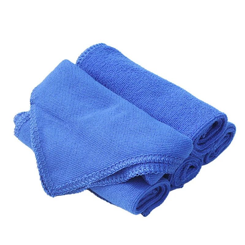 

2PCS 30*30cm Car Cleaning Cloths Absorbent Wash Cloth Car Auto Care Microfiber Cleaning Towel Kitchen Helper