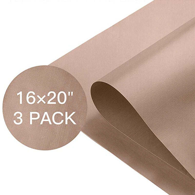 UPORS 3Pcs/Set 40*60cm Baking Mat Reusable Sheet Heat Resistant Craft Mat Oil Proof Paper Non Stick Baking Mat BBQ Baking Tools